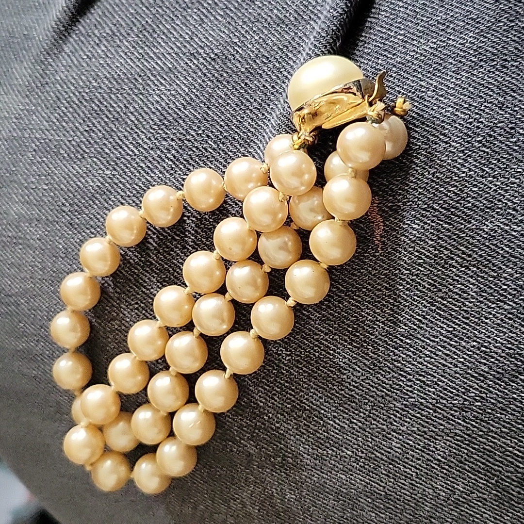 Vintage Pearl Bracelet
